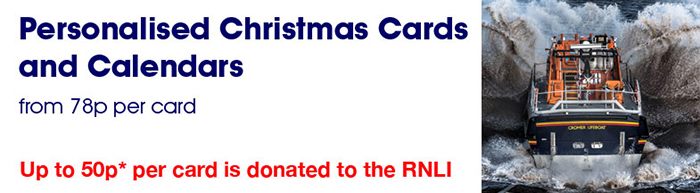 RNLI Charity Christmas Cards 2017 Banner