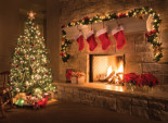 Glowing Fireplace