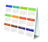 Spirals<br>Folding Desk Calendar