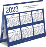 Blue Tree<br>Card Calendar
