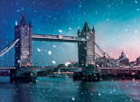 Snowfall Over Tower Bridge