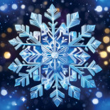Blue Snowflake