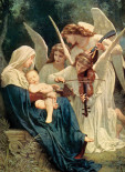Angels Playing Music for Christ & Mary