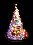 Abstract Colour Christmas Tree