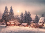 Snowy Farmland