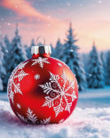 Single Red Bauble