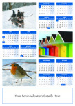 3 Photo Upload Calendar - Flat